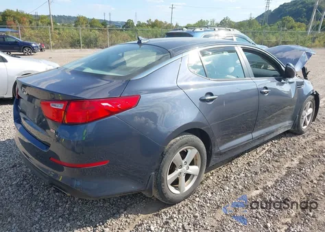 2015 Kia Optima Lx из США, поврежденный, VIN 5XXGM4A74FG484655